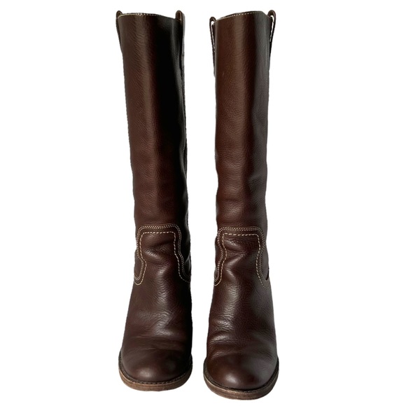 Frye Caroline Campus Wedge Boot | 8 - Picture 4 of 12